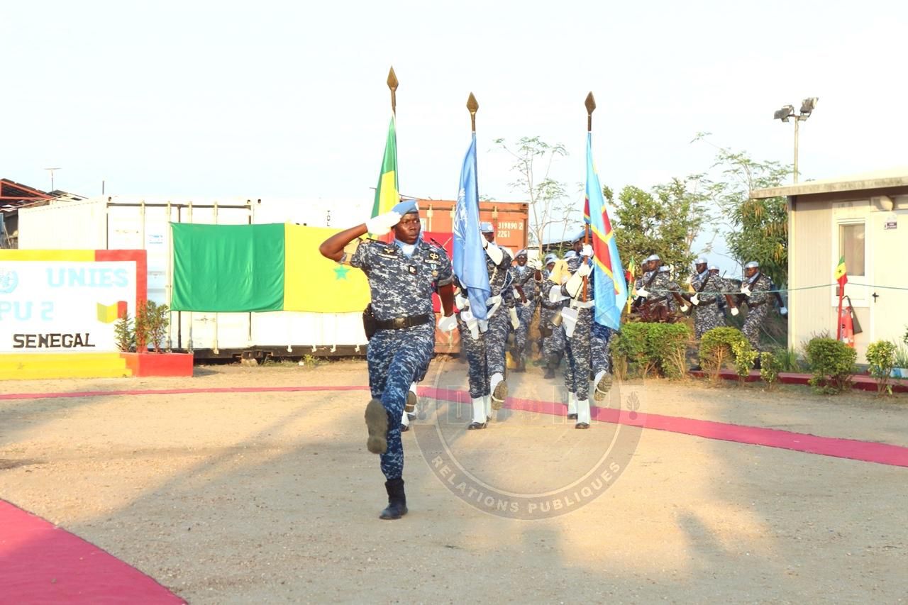 La MONUSCO rend hommage aux Casques bleus de la SENFPU 2-18 à Bunia - Image 4
